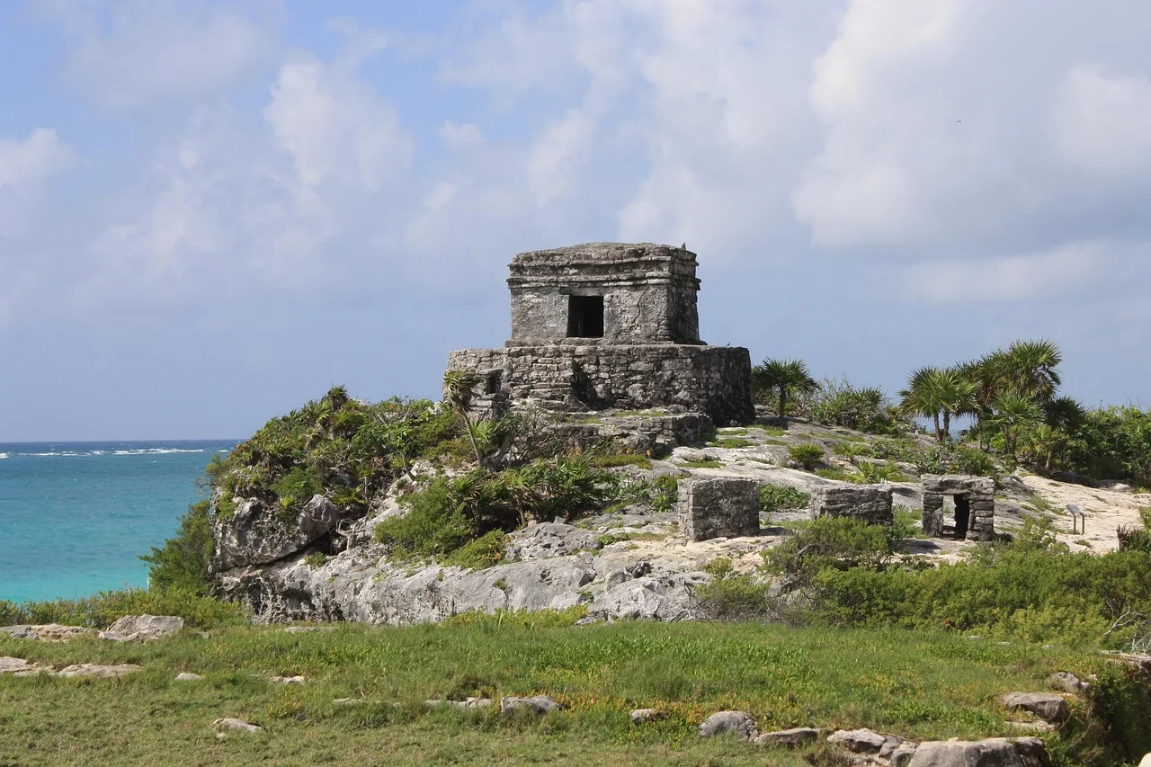 Rovine maya di Tulum sul mare