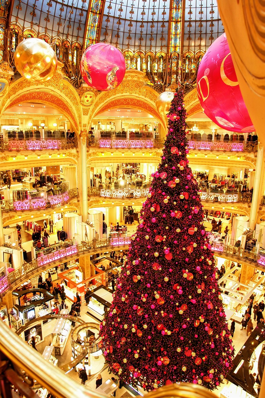 Le Galeries Lafayette a Natale