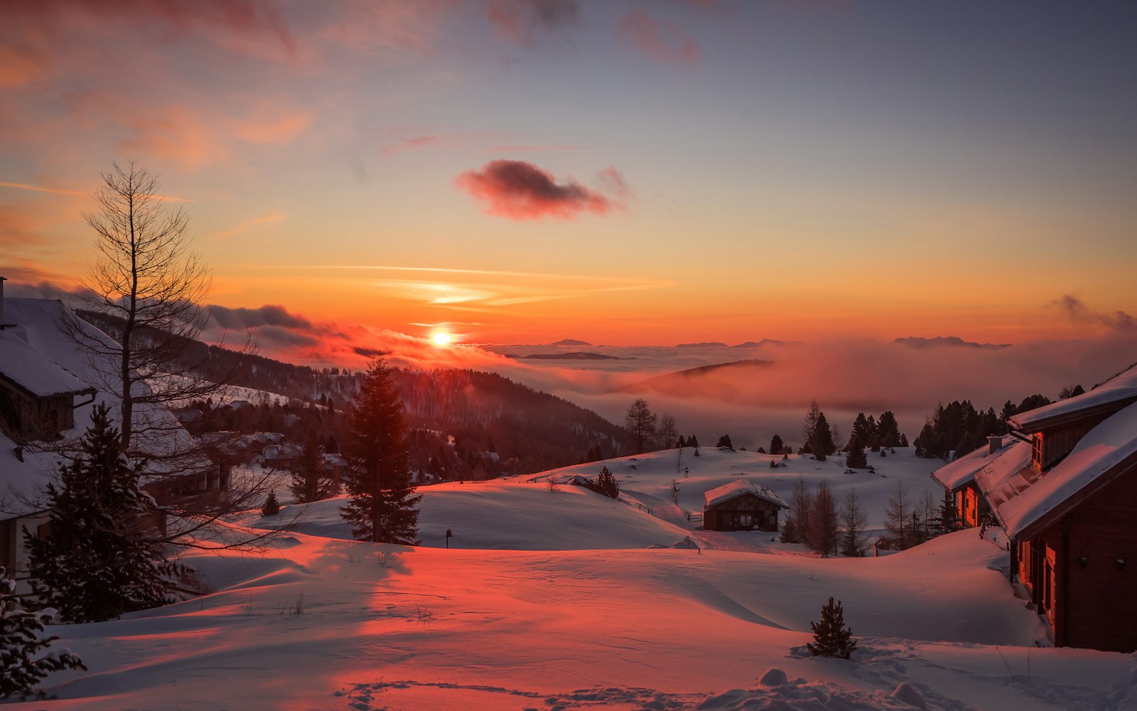 I paesi delle valli alpine