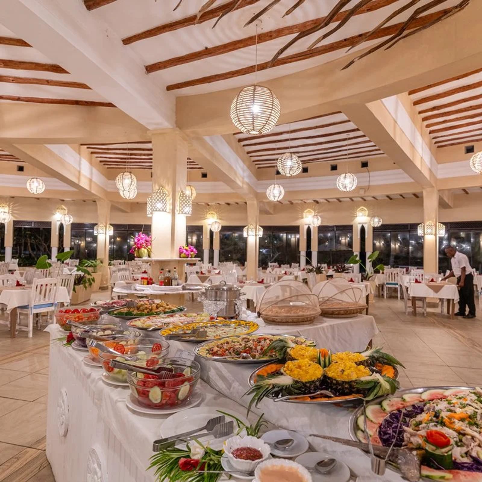 Il ristorante con cucina italiana